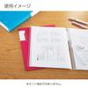 KOKUYO File Clear Book Novita Fixed Type A4 60 Sheets Transparent La-NV60T