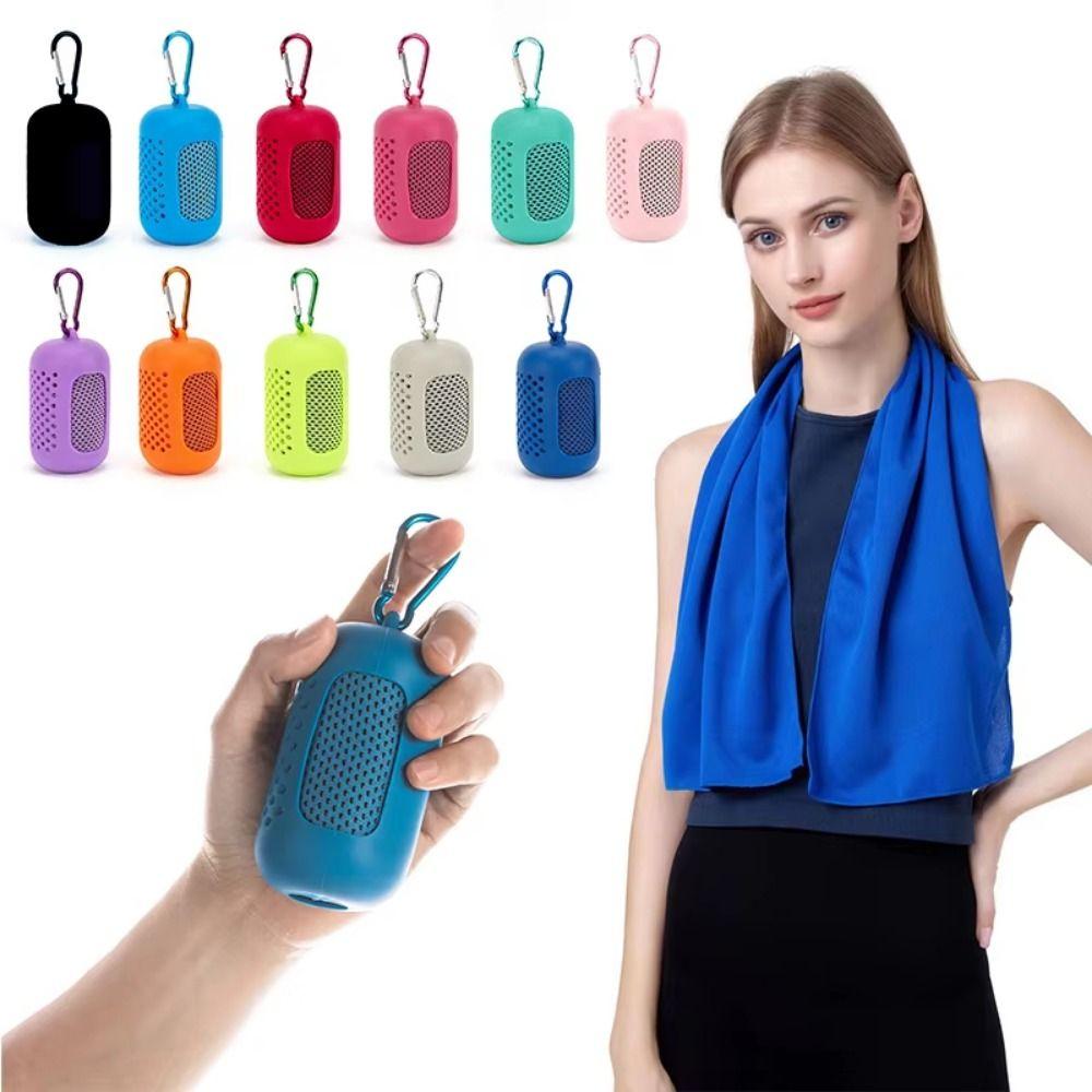 Quick Drying Wrapped Cold Towel Portable Fitness Cool Towel Sports Cold Towel  Beach Accessories