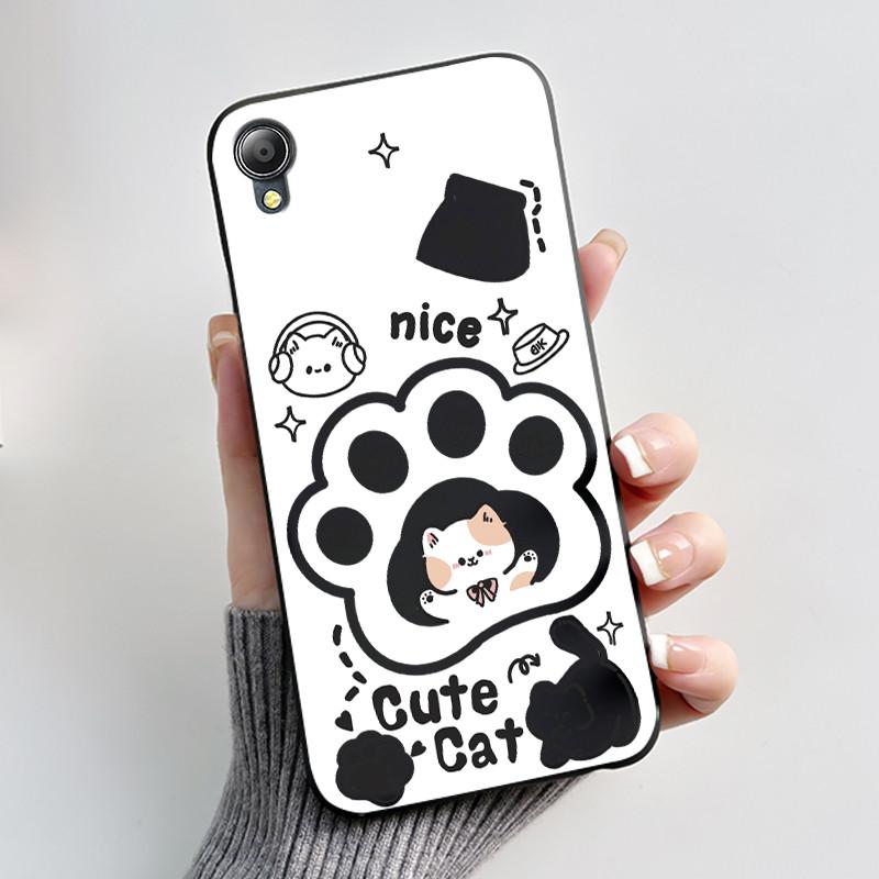 For Asus ZenFone Live (L1) ZA550KL Case Capa Cute Cartoon Printing Shell Coque Protective Cover Soft Silicone Black Phone Casing