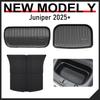 Передний Задний Коврик в Багажник для 2026 2026 Tesla Model Y Juniper Коврик в Багажник Задняя Крышка Спинки Сиденья Подкладка Защитная Накладка на Спинку Сиденья Аксессуары