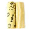 Milk&Moo Set of 2 Buzzy Bee Baby Muslin Swaddle Blanket, 100% Cotton, Ultra Soft