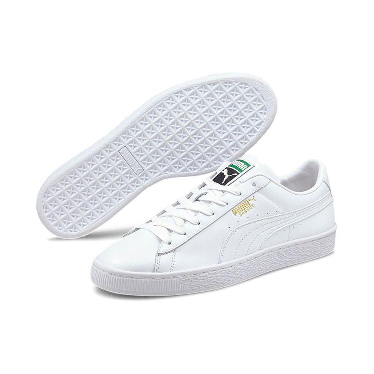 Puma Basket Classic 21 White Unisex Sneakers 374923-01