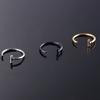 Модный панк из нержавеющей стали 1 шт., женские и мужские украшения для тела, поддельный пирсинг, модное кольцо для губ, носа, кольца для перегородки, кольцо для губ