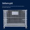 Foldable Heavy-Duty Warehouse Cage with Wheels