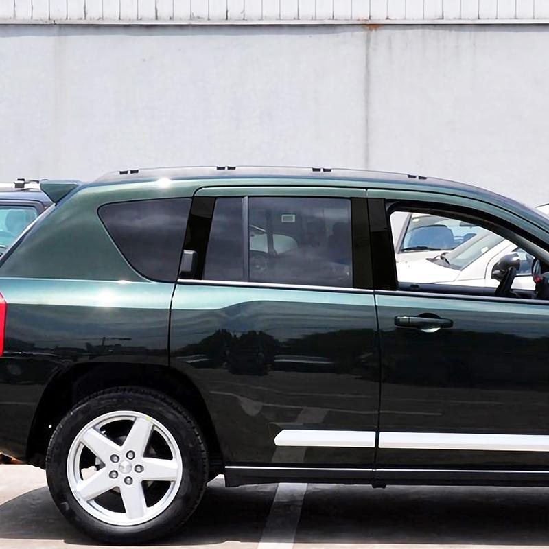Car Window Center Pillar Decoration Sticker Fit For Jeep Compass 2008-2016 Exterior Ornament Accessories