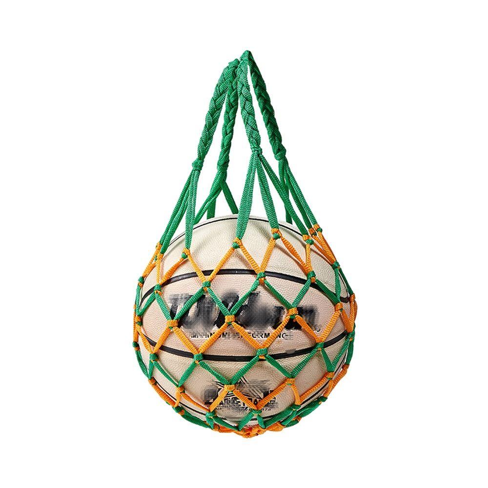 Multiple Colors Nylon Net Bag Nylon Ball Pocket Durable Basketball Carry Bag  Volleyball Ball