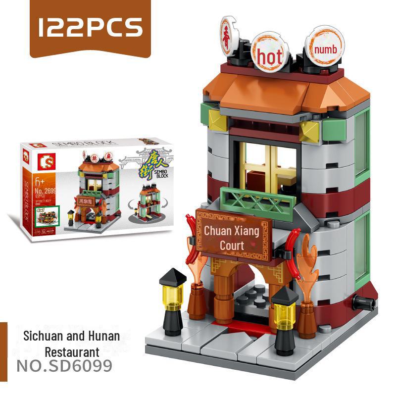 Мини-конструкторы Semper Street View: Совместимая с Lego игрушка для детей 6-16 лет