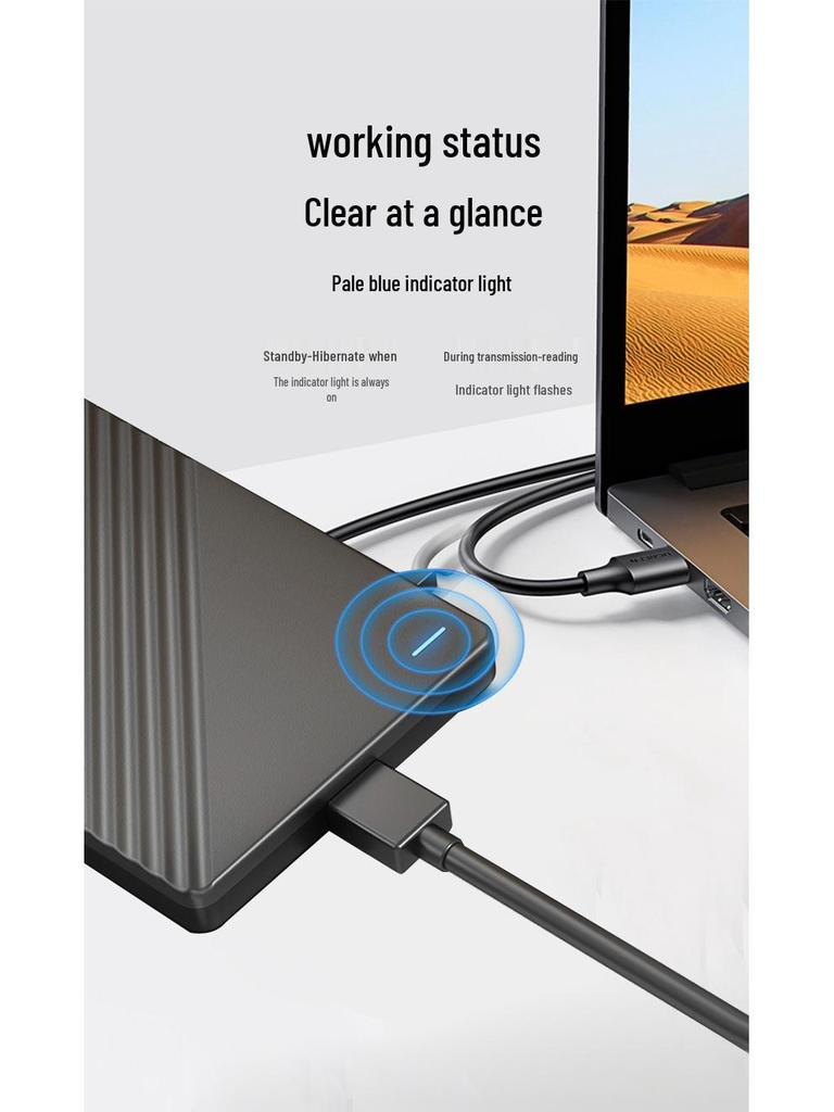 1TB Portable External Game Hard Drive with Large Capacity