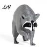 Desktop Office Accessories 3D Printed Racoon Figurine Cute Raccoon Statue Funny Desk Buddy Animal Lover Gifts Small Collectible Figure for