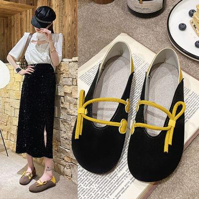 Женская летняя обувь с круглым носком и плоской подошвой для женщин 2024 года, зеленая, на низком каблуке, элегантная, с ремешками, на плоской подошве, по акции, платье в корейском стиле