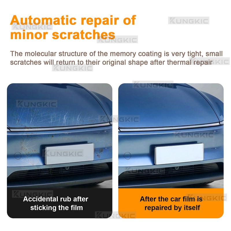 TPU Protective Film For Tesla Model Y Juniper Launch 2025 2026-UP Front Door Rear Door Extended Bumper Lamp Invisible Car PPF