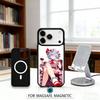 Cute TouHou Project Flandre Phone Case Magnetic For iPhone17 16 15 14 13 12 Pro Max For Magsafe Wireless Charging Cover