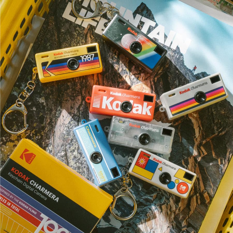 KODAK CHARMERA Брелок Цифровая камера Слепой бокс Одиночная коробка Мини Цифровая видеосумка Симуляция пленки Micro SD-карта для и Взрослых (1 счет) Камера,