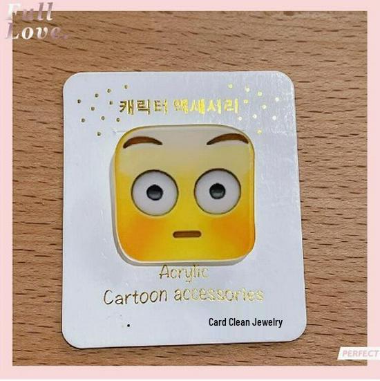 Креативная брошь в виде капли пота.: Забавная, милая мультяшная булавка