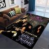 Name Custom Aerosmith Carpet Rug for Living Room Bedroom Home Sofa Decoration,Kids play Non-slip Floor Mat