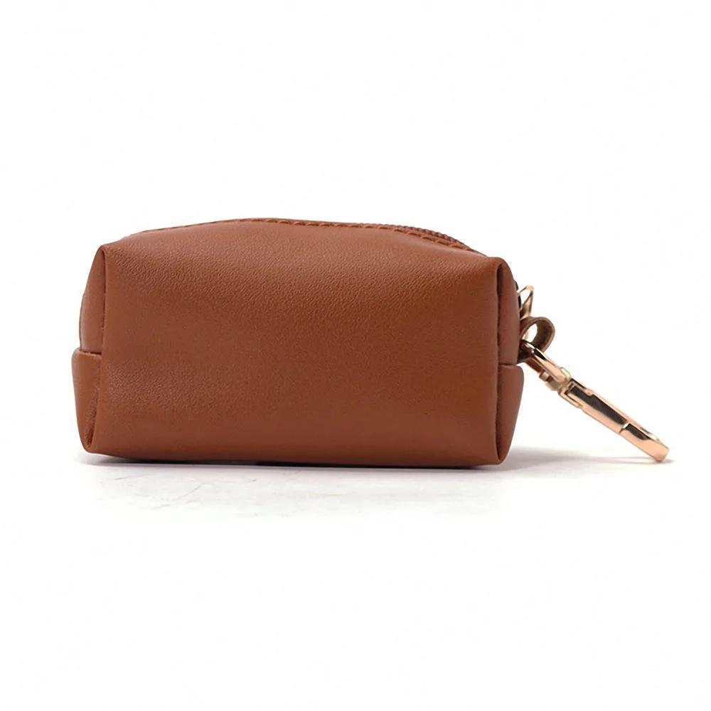 Портативный диспенсер для пакетов для собачьих экскрементов, кожаный кошелек из ПУ для домашних животных, держатель для пакетов для отходов для путешествий на открытом воздухе, инструменты для приучения к туалету