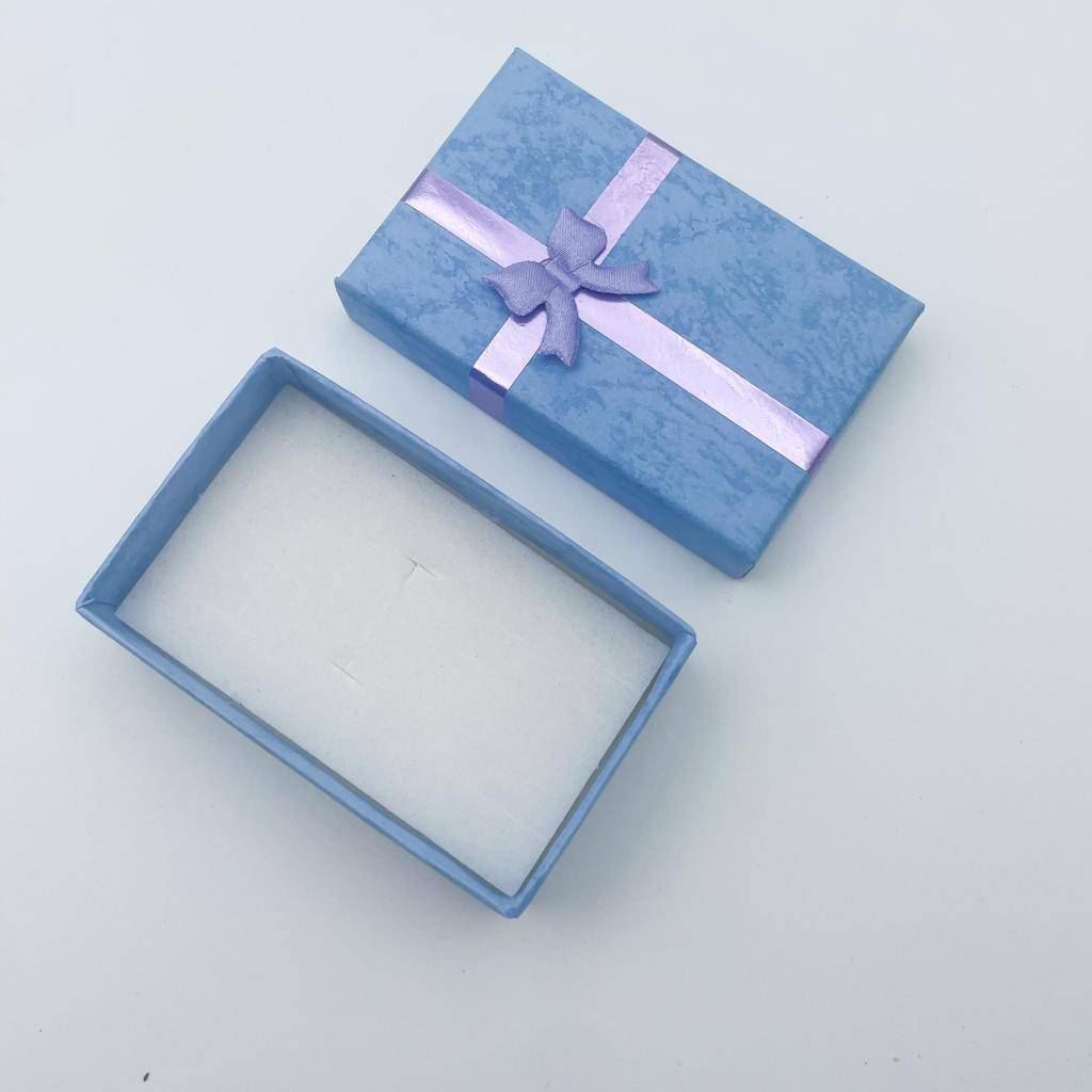 12 шт./лот, набор из разных цветов, кольцо, ожерелье, коробка, безделушка, футляр для ожерелья, держатель для сережек, упаковка 5*8, подарочная коробка