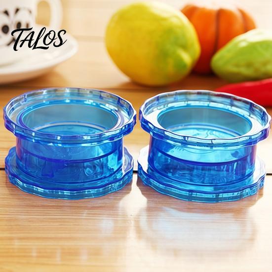 Manual Garlic Grinder Press, Transparent Grinder, Easy Operation Portable Salad Dressing Tool Chopper, for Onion Ginger Nuts Herbs Handheld