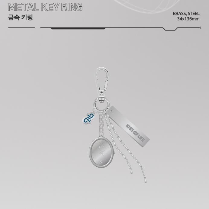 Pre-order KISS OF LIFE 4th Mini Album POP-UP Store MD Metal Key Ring