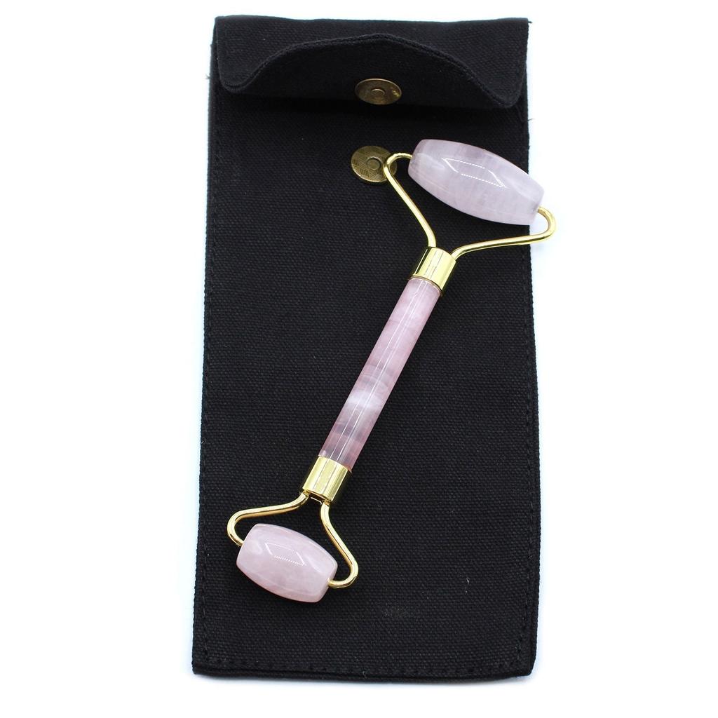 Rose Quartz Face Roller Facial Massager