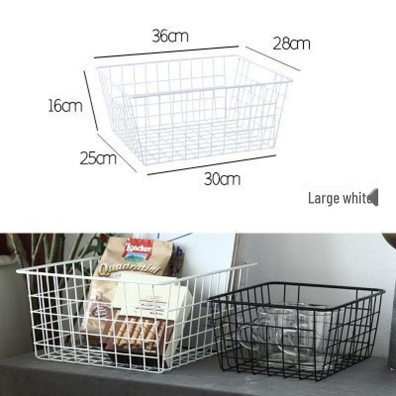 Скандинавская корзина для хранения из железа для одежды, ванной комнаты и кухни