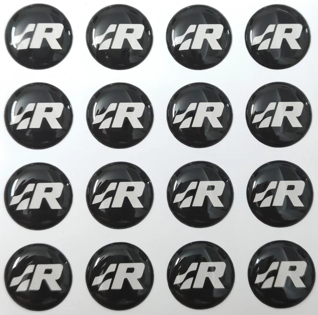 Car Key Sticker Auto Control Keychain Badge Accessories For Volkswagen VW Rline R GTI Golf Polo Passat Magotan Tiguan Bora Jetta
