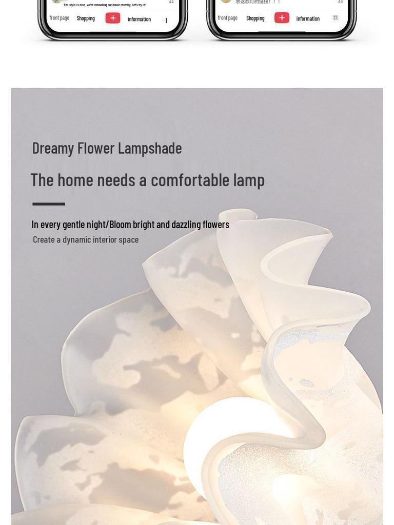 Romantic LED Bedside Table Lamp – Ideal Girl's Birthday Gift & Bedroom Atmosphere Light