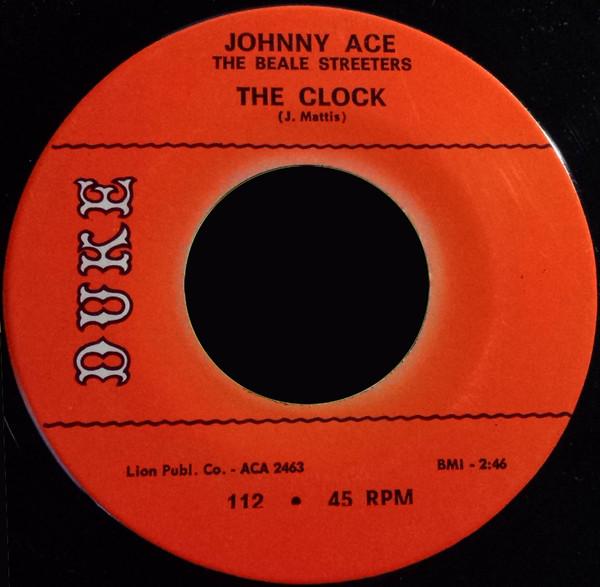 7-дюймовая пластинка JOHNNY ACE - The Clock / Aces Wild 112 Duke США Соул/Фанк Б/У