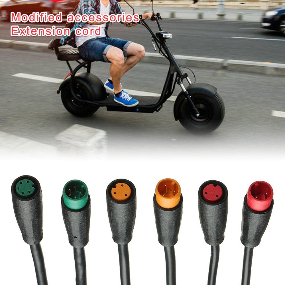 Аксессуары для электровелосипеда Дополнительный кабель Водонепроницаемая база разъема Разъем дисплея Штырь 2/3/4/5/6-контактный кабель