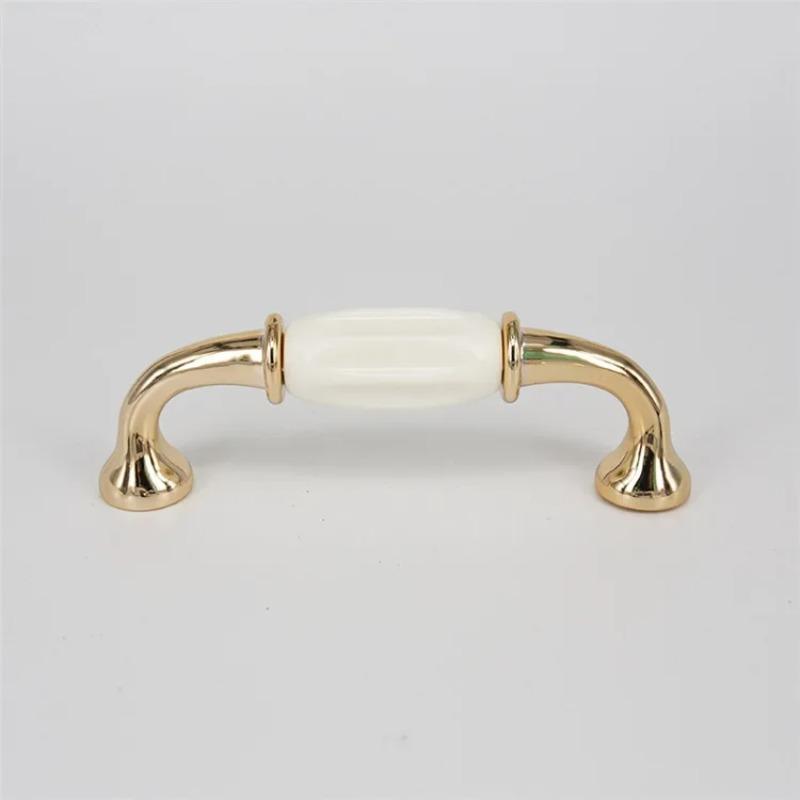 2PC Rural Style Plastic Handle Home Decoration Wardrobe Door Cabinet Handle Simple Furniture Drawer Handle