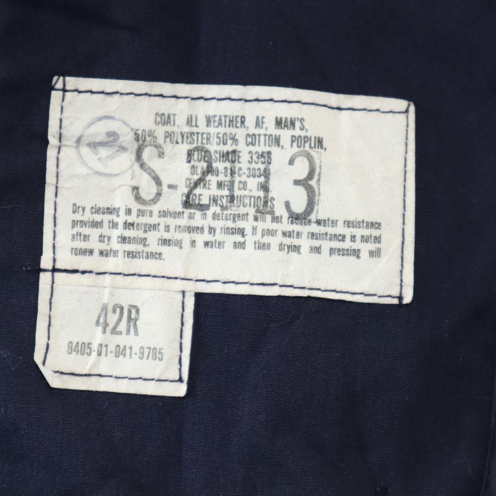ВМС США 80-х DLA 8405-01-041-9785 Винтажное пальто с воротником из нержавеющей стали Мужское Б/У