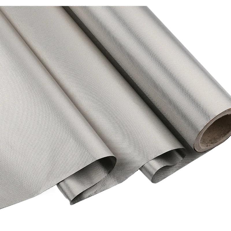 30см/50см/100см/200см*145см Ткань из серебряного волокна для защиты от излучения и блокировки RFID для шитья сумок, защиты