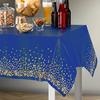 Table Cloth Disposable Oil-proof Water Proof Tear Resistant Stain-resistant Bright Color Golden Dots Table Cover Party Favor