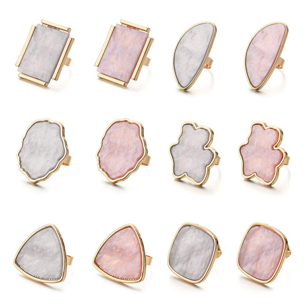 Shelf Display Rack UV Gel Polish Pigment Holder Finger Ring Plate Nail Art Palette Painting Palette