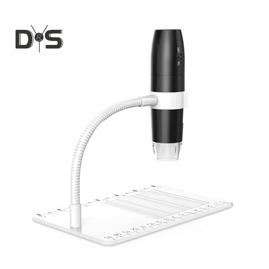 Цифровой микроскоп Wi-Fi USB со светодиодной подсветкой, портативный, широкая совместимость, 1000-кратное беспроводное увеличение, эндоскоп для Windows/Android