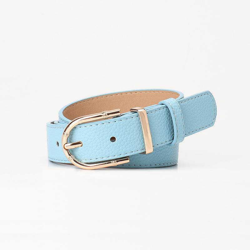 Women's Fashion Belt Korean Style Minimalist Design Waistband for Suit Jeans Pants