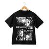 Demon Slayer Anime Graphic T-Shirt – Monochrome Manga Art Streetwear Tee