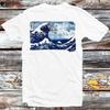 230 Gsm 100% Cotton Great Wave Off Kanagawa Art Watercolor Ramen T Shirt Vintage Retro Cool Gift Mens Womens Unisex Cartoon Anime Top Tee B488