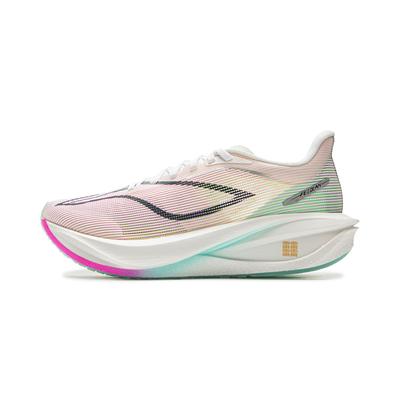 Кроссовки для бега Li Ning Feidian 5 Challenger Vitamin Ultra Light Technology Sock Upper Professional Speed Training Women Running Shoes Pink ARMV002-2