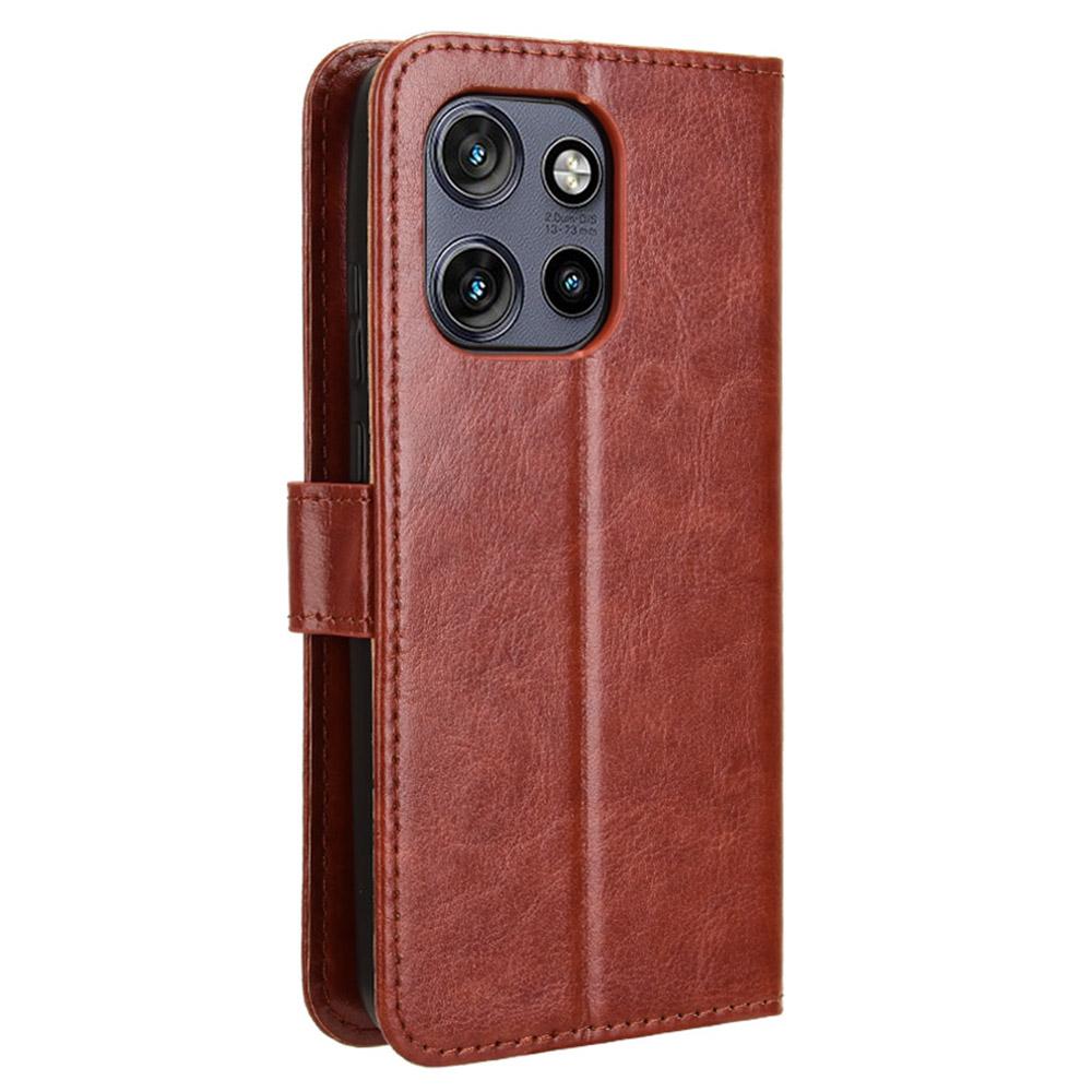 For Motorola Edge 60 Neo 5G/Thinkphone 25 5G/Edge 50 Neo 5G/Moto S50 5G Case Crazy Horse Texture PU Leather Phone Wallet Cover