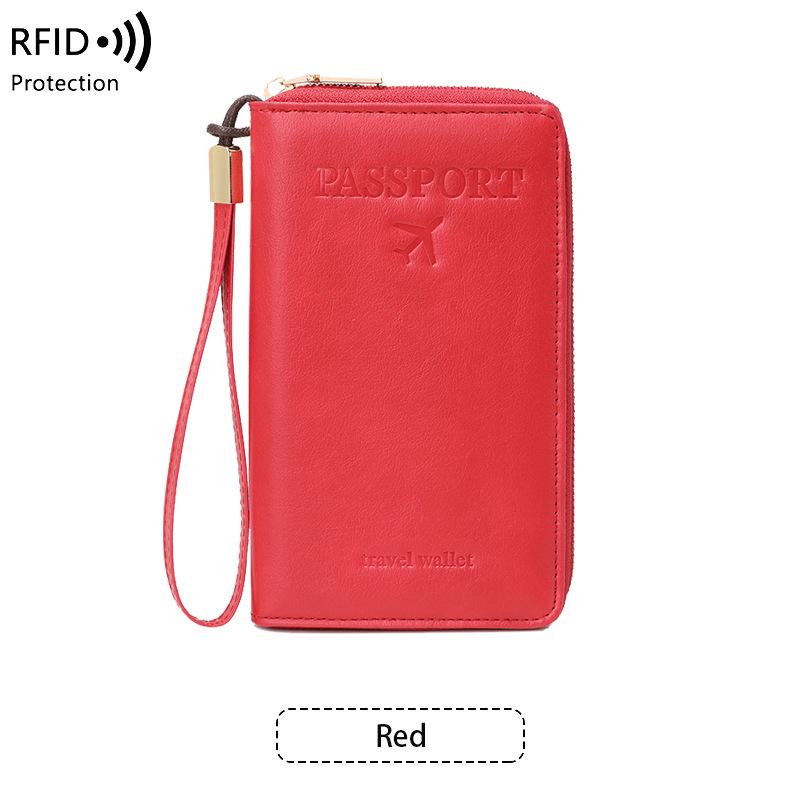 2024 Кошелек-органайзер для паспорта и документов с RFID-защитой от кражи