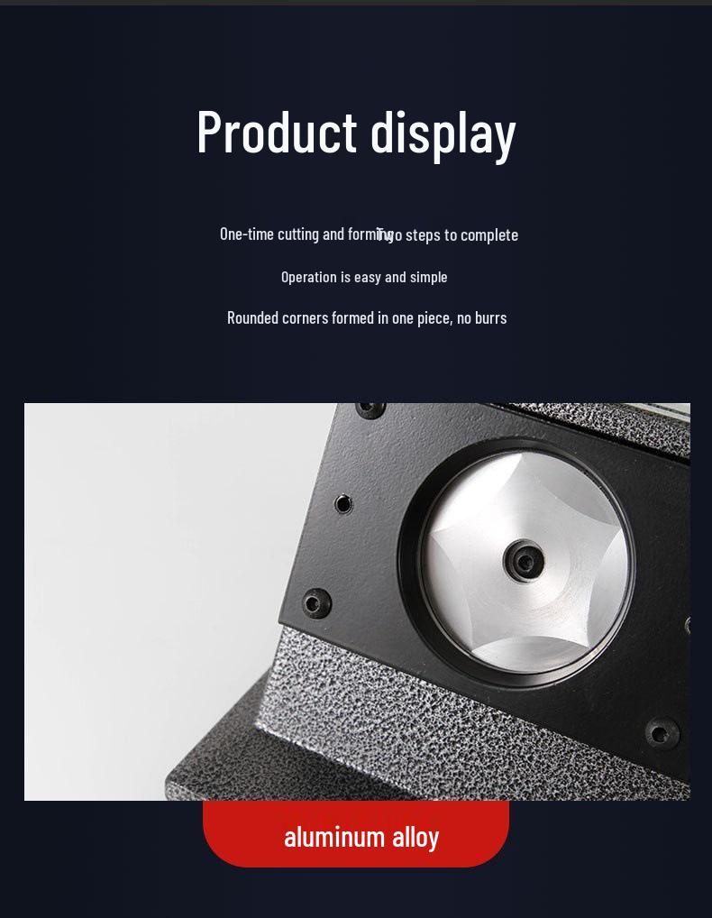 58mm Round Metal Desktop Badge Making Cutter Machine