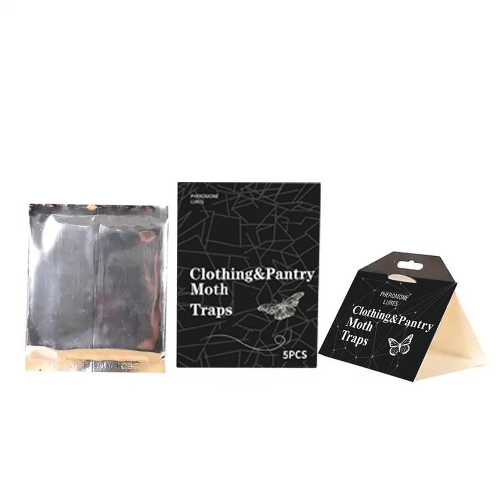 Ловушки для пищевой моли Безопасные и эффективные для продуктов питания и одежды - Клеевые ловушки с феромонами для шкафа с шерстью, ковра, продуктов питания и кухонного шкафа