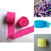 Vibrant 82ft Crepe Paper Party Streamers Roll For Birthday Wedding Hanging Decor Craft