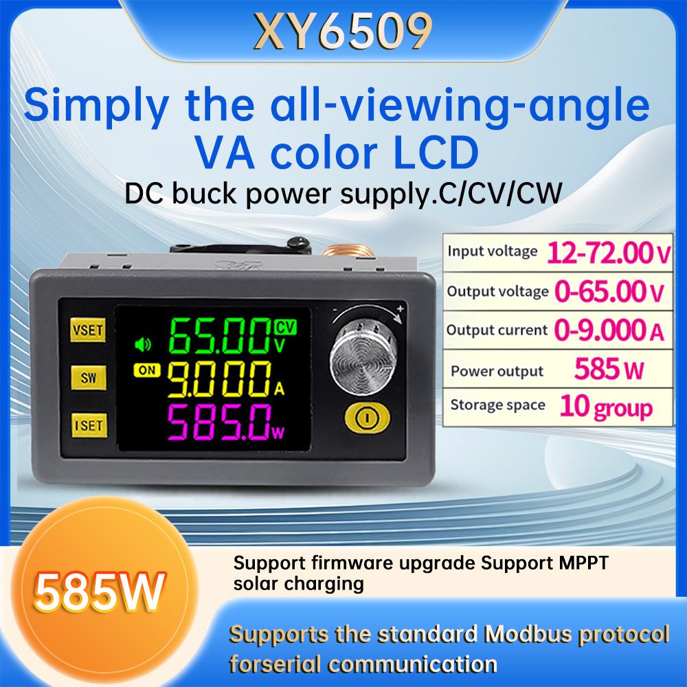 XY6506/XY6509 Модуль источника питания с регулируемым DC-понижающим преобразователем CNC, постоянное напряжение, постоянный ток, модуль солнечной зарядки