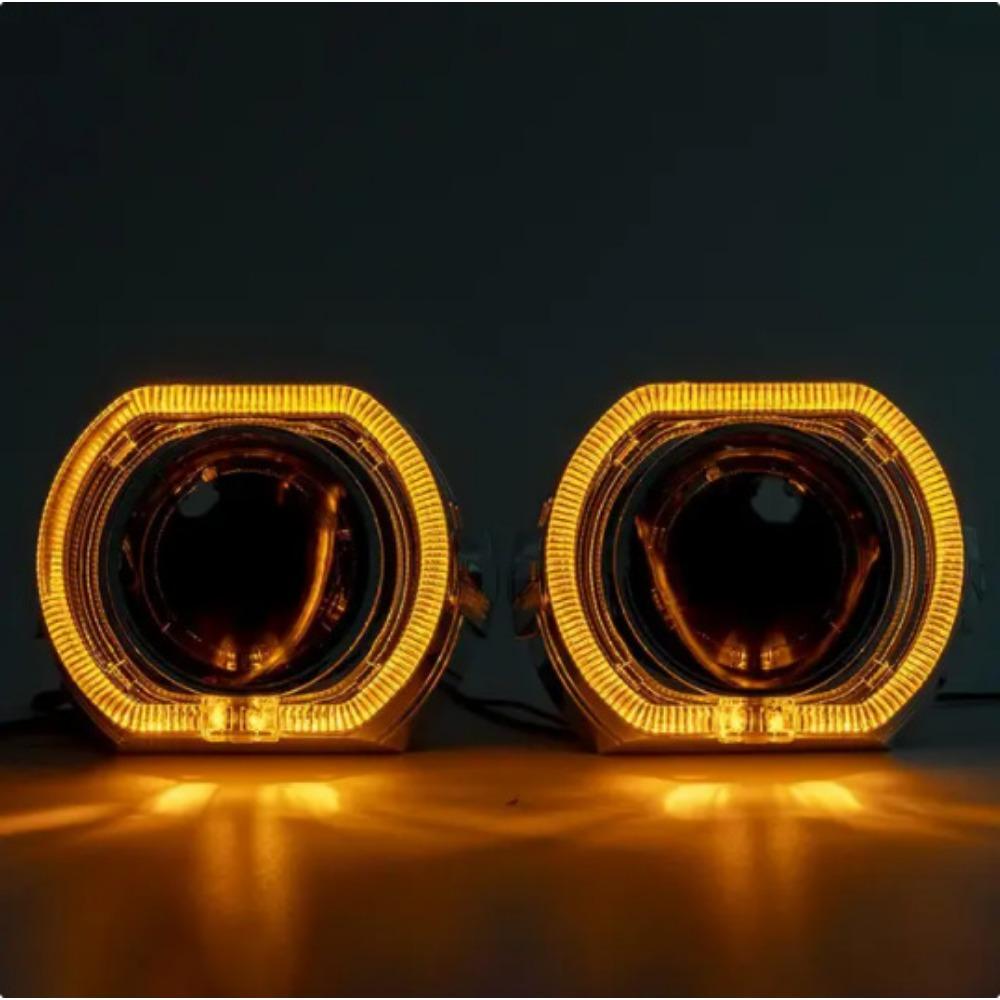 Автомобильная 2,5-дюймовая бифокальная линза 'Ангельский глаз' H1HID Ксеноновая фара Фара Фара Автомобильные лампы Продукты Универсальный