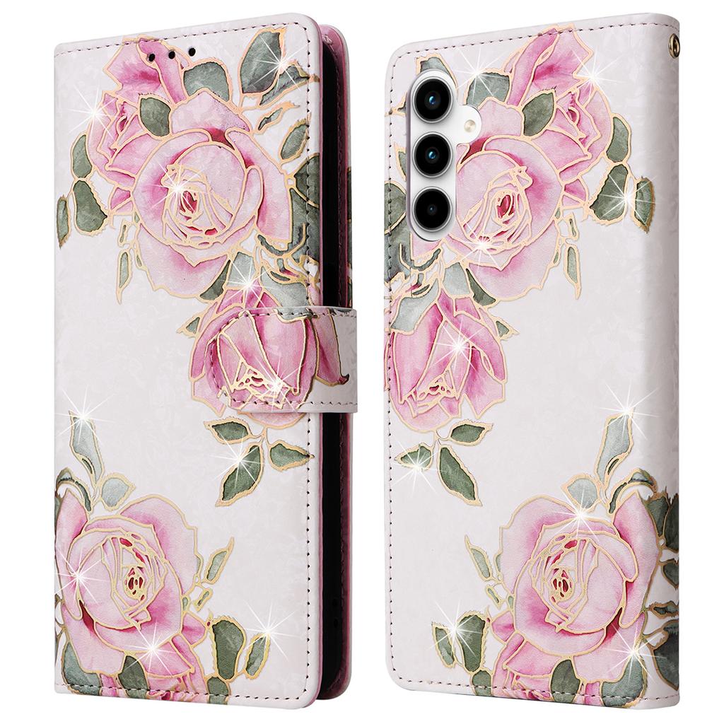 For Samsung Galaxy A35 5G Leather Case RFID Blocking Card Slots Phone Cover