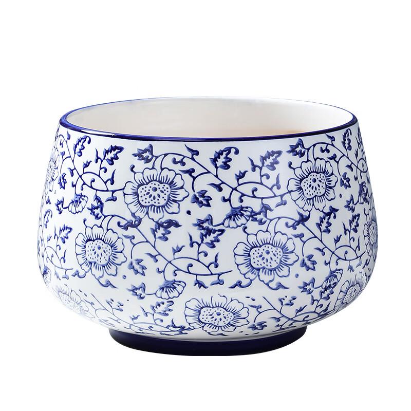 New Chinese Style Blue & White Porcelain Flower Pot