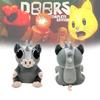 Roblox Doors Контент Серая Мышь Свинья Плюшевая Игрушка для Детей и Коллекционеров