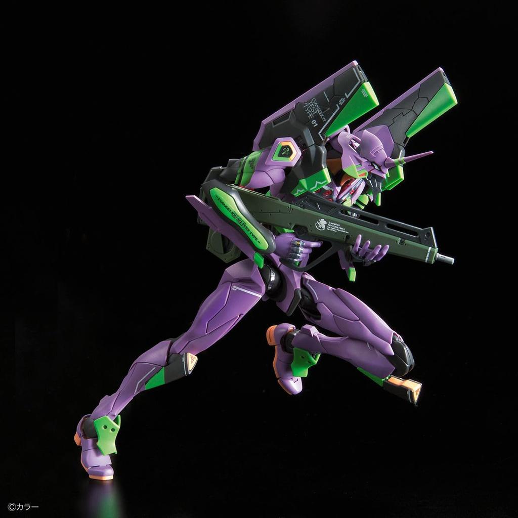 BANDAI SPIRITS RG Evangelion Humanoid Decisive Battle Weapon Android Evangelion Unit 01 Plastic Model General-purpose Color-coded
